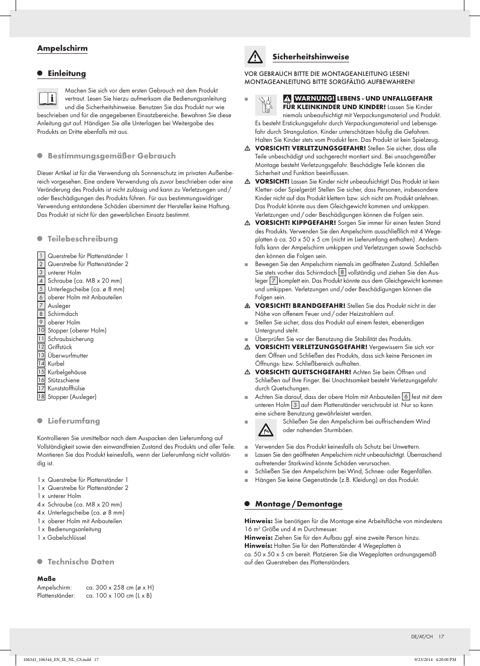 Florabest Z29811 User Manual | Page 17 / 22