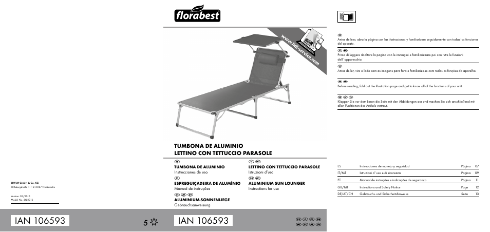Florabest DL-2016 User Manual | 14 pages