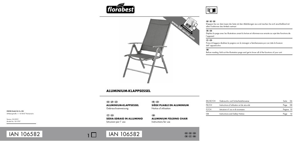 Florabest KS-1707 User Manual | 10 pages