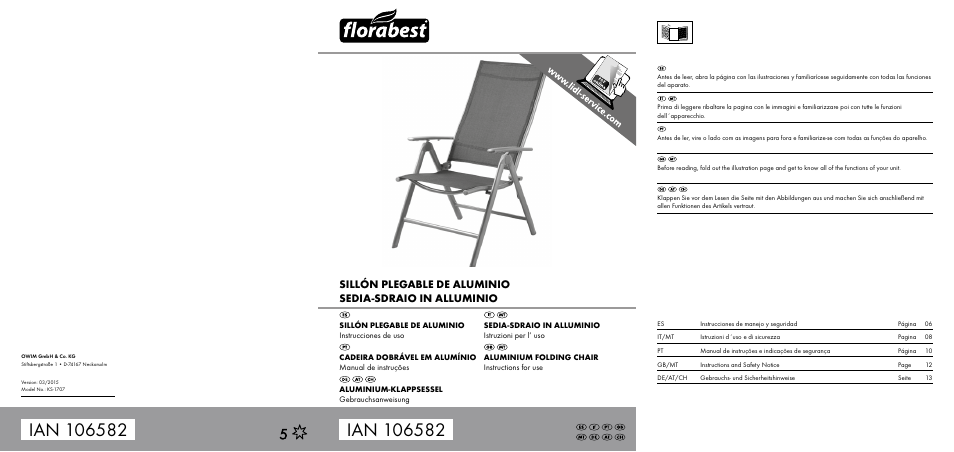 Florabest KS-1707 User Manual | 14 pages
