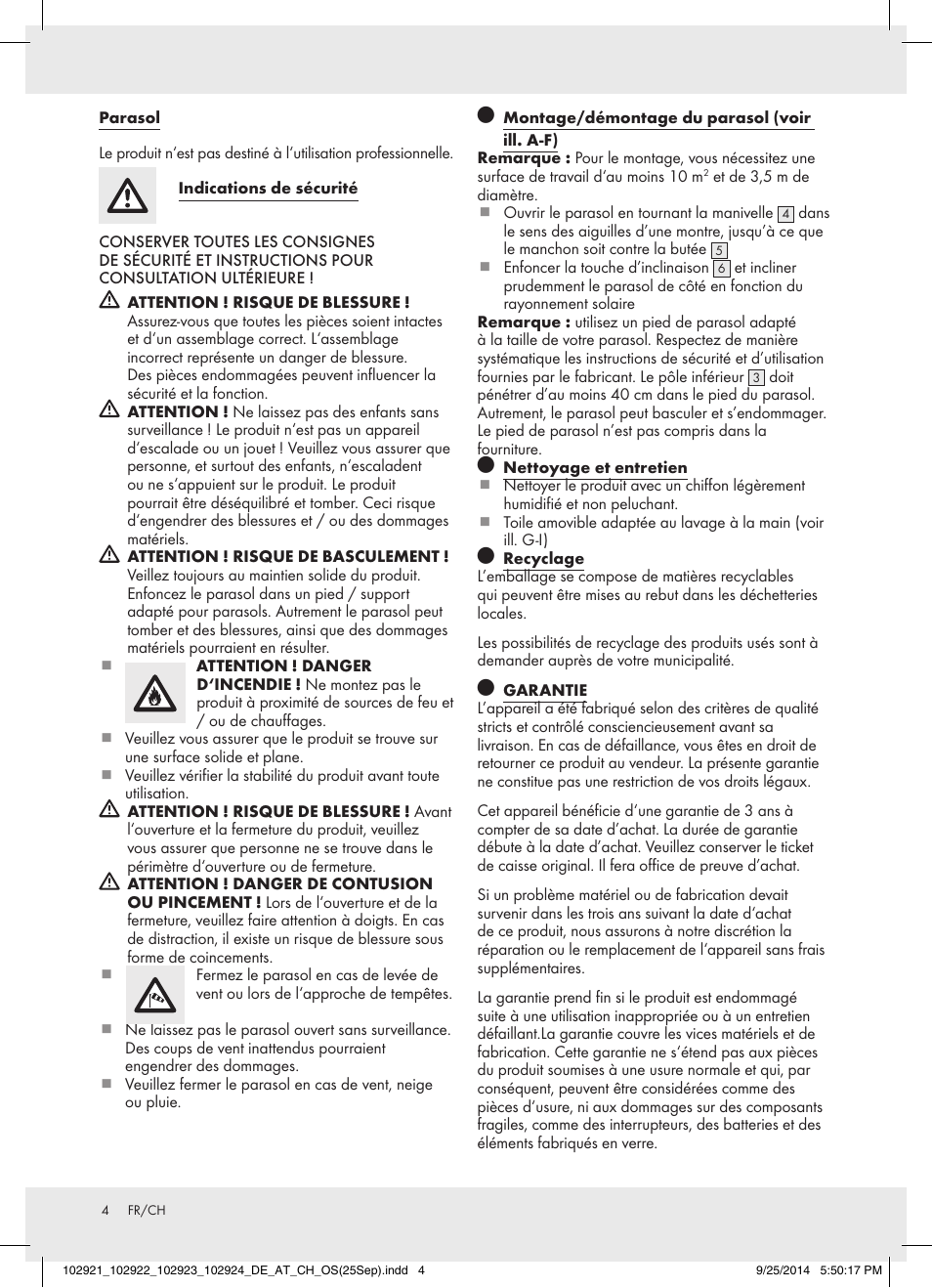 Florabest 102921-14-01 User Manual | Page 4 / 8
