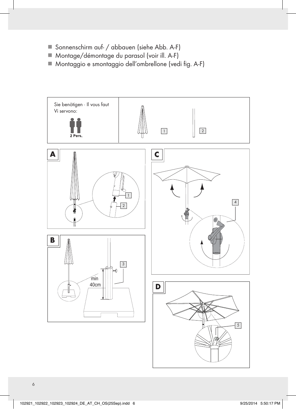 Florabest 102921-14-01 User Manual | Page 6 / 8