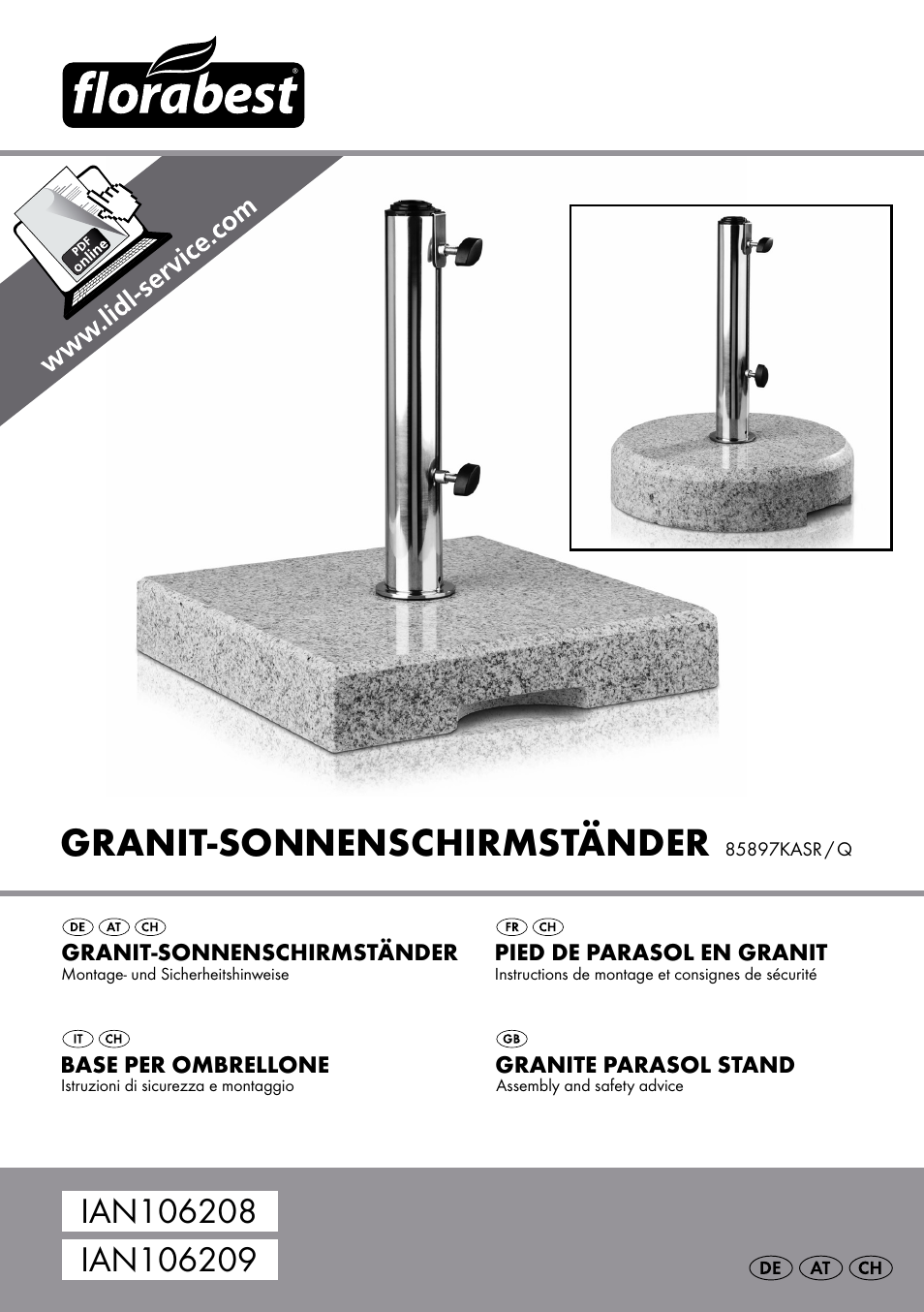 Florabest 85897KASR /Q User Manual | 13 pages