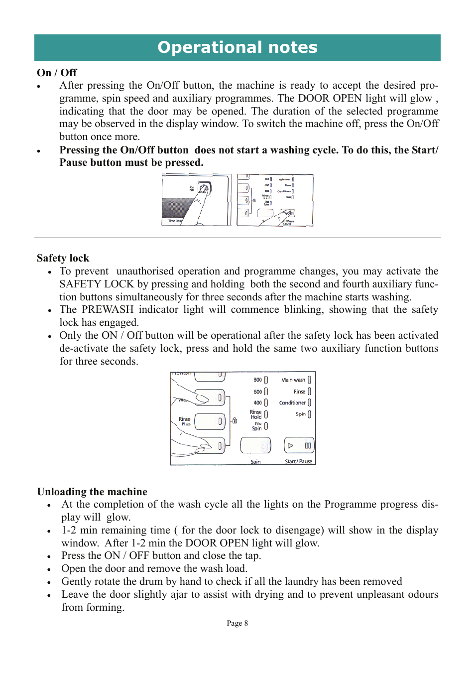 Defy Appliances MAXIMAID 720M User Manual | Page 8 / 20