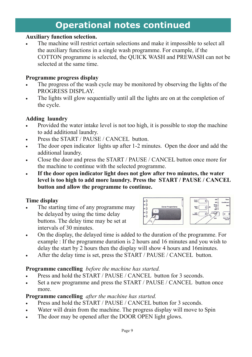 Defy Appliances MAXIMAID 720M User Manual | Page 9 / 20