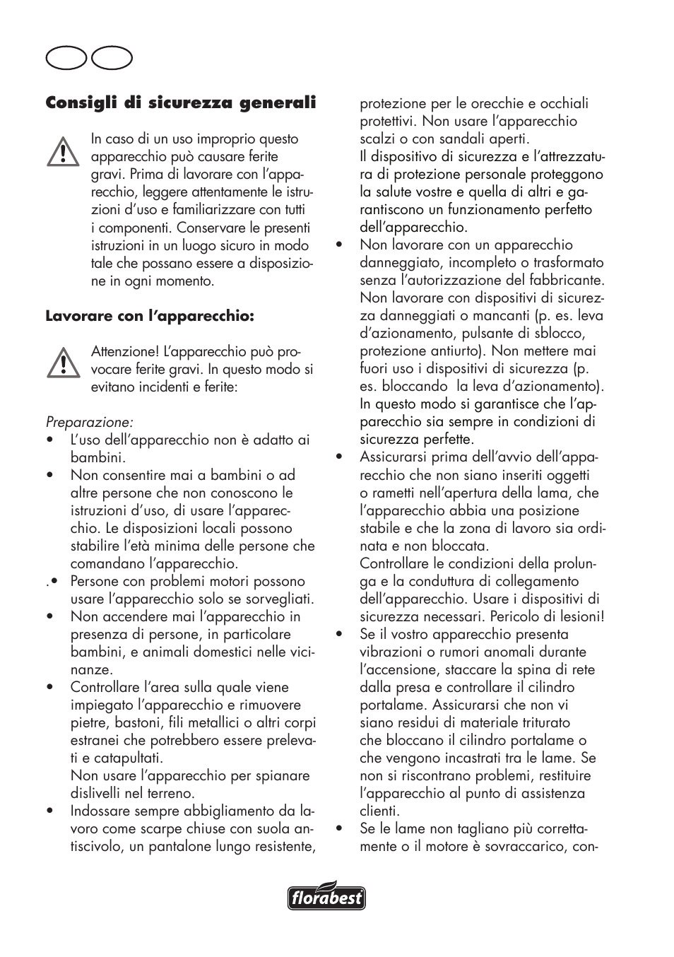 It ch | Florabest FLV 1200 A1 User Manual | Page 40 / 72