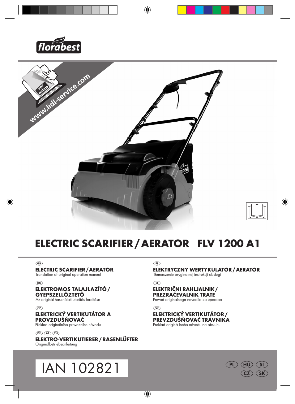 Florabest FLV 1200 A1 User Manual | 116 pages