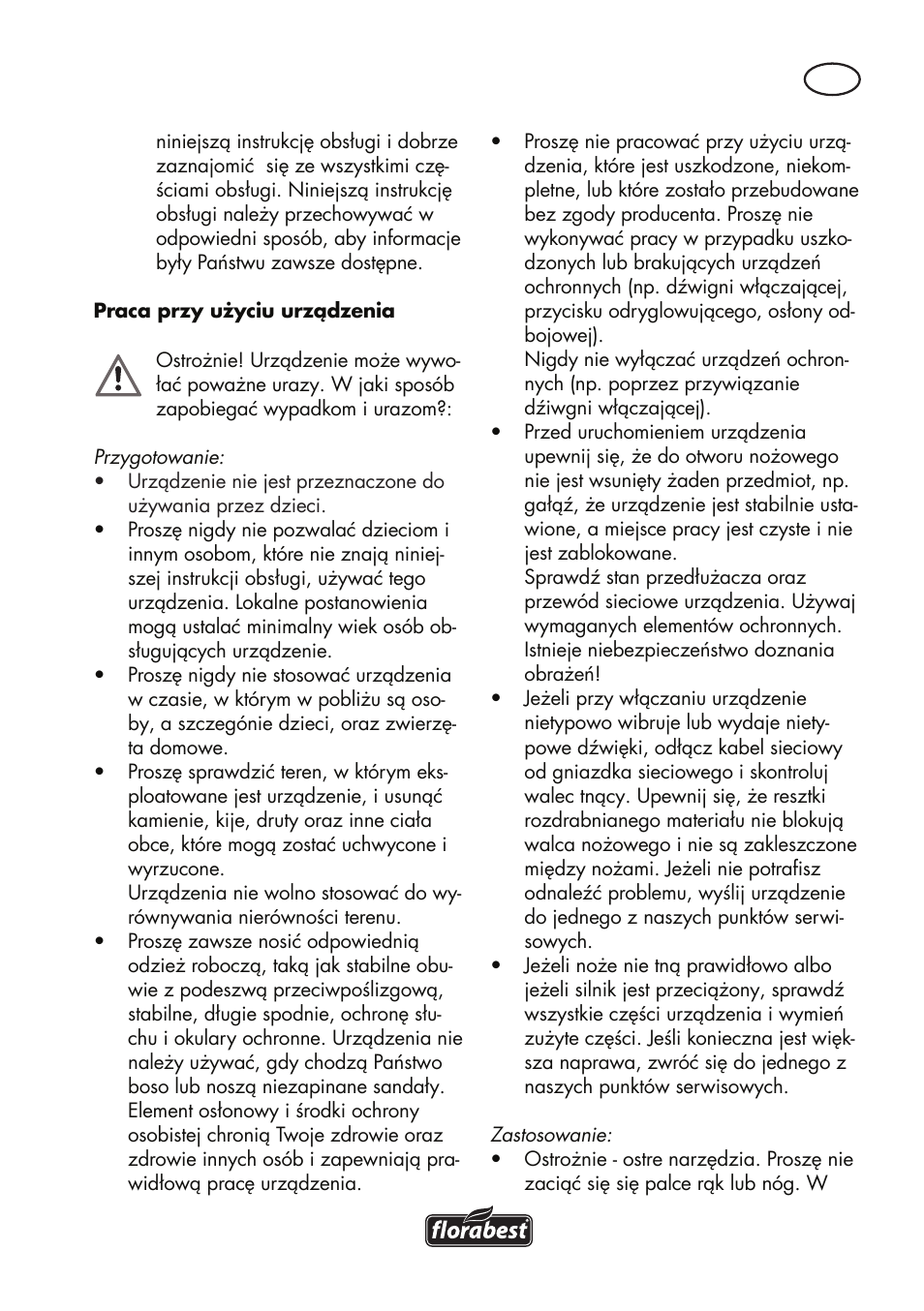 Florabest FLV 1200 A1 User Manual | Page 23 / 116