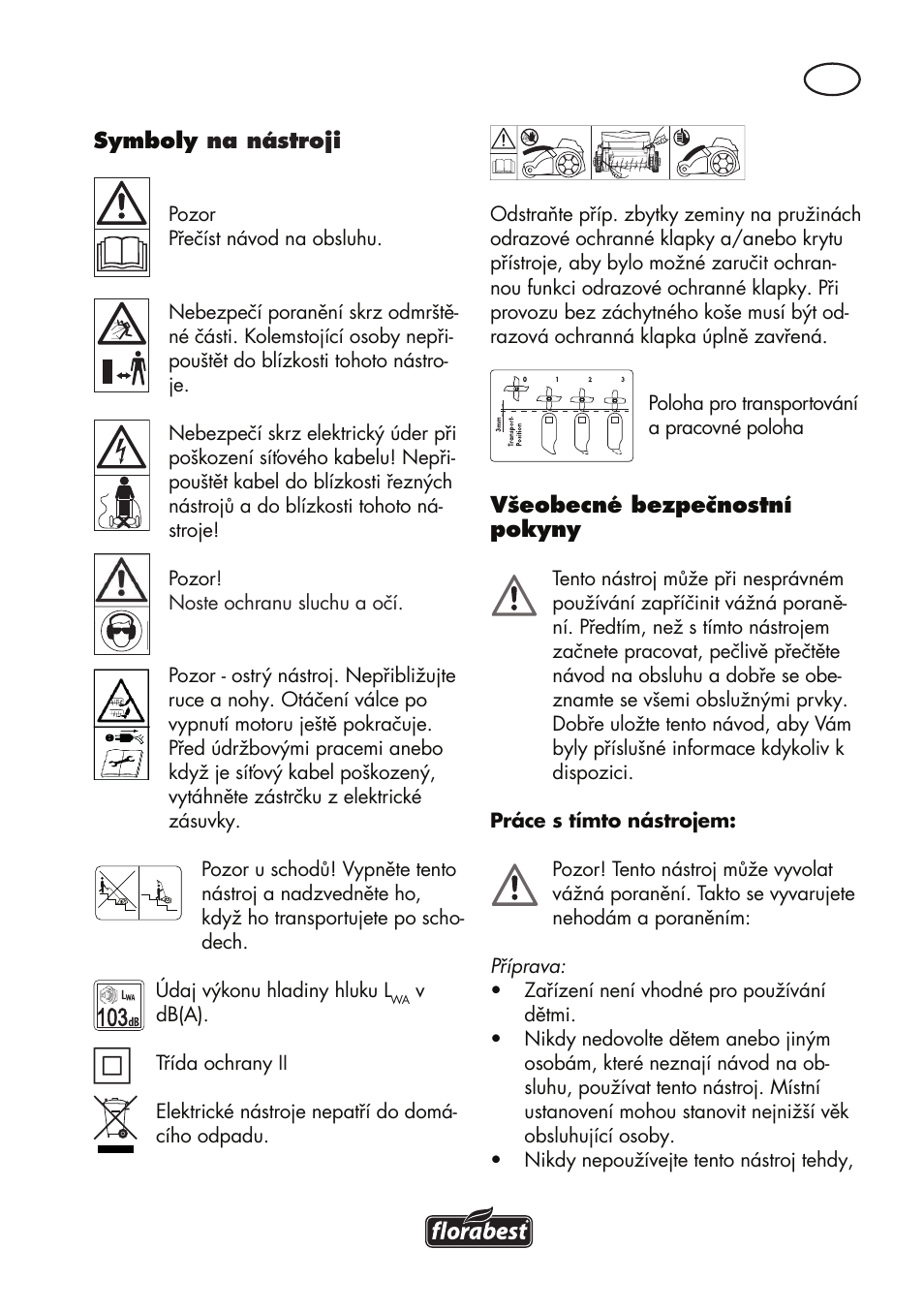 Florabest FLV 1200 A1 User Manual | Page 67 / 116