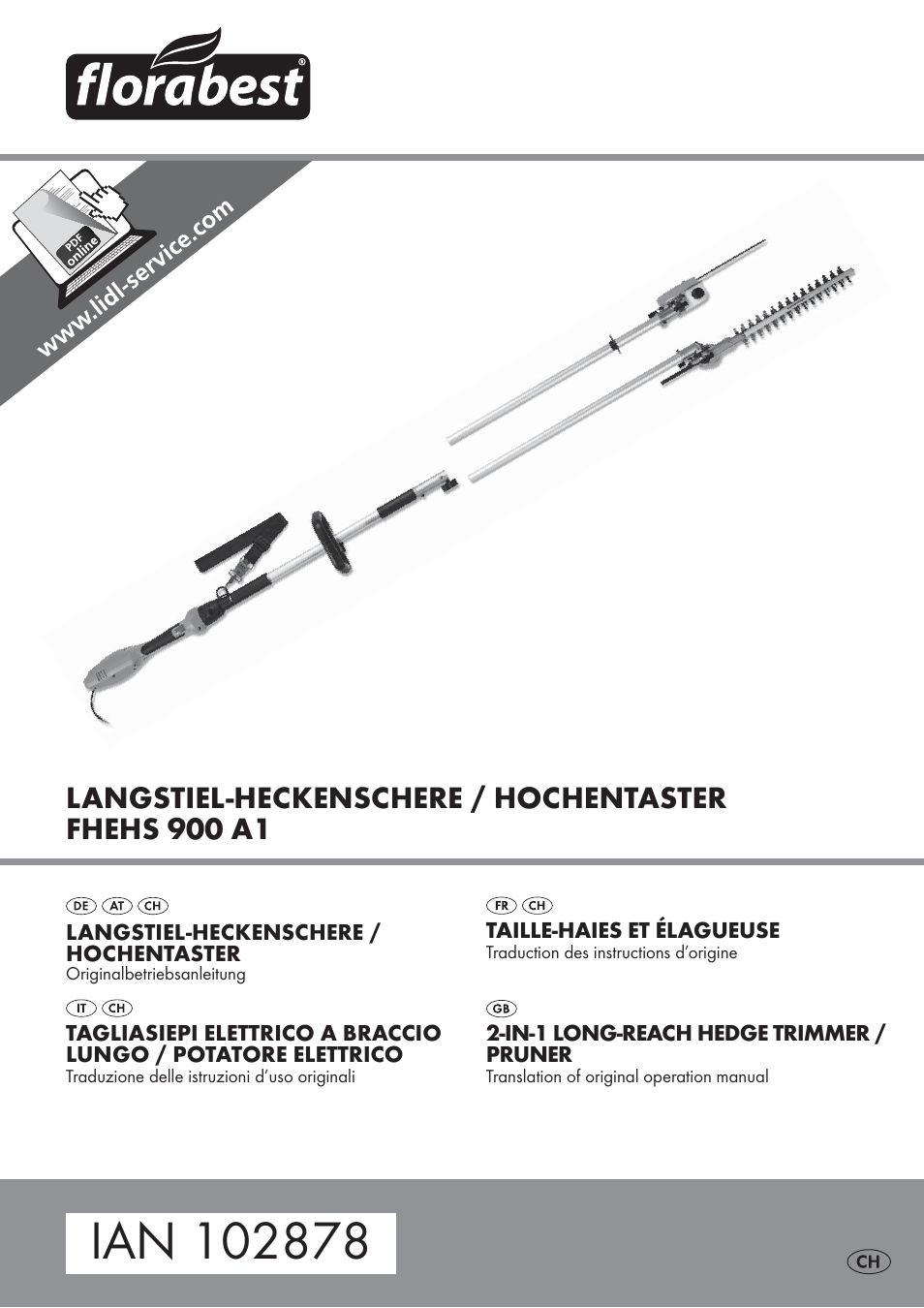 Florabest FHEHS 900 A1 User Manual | 53 pages