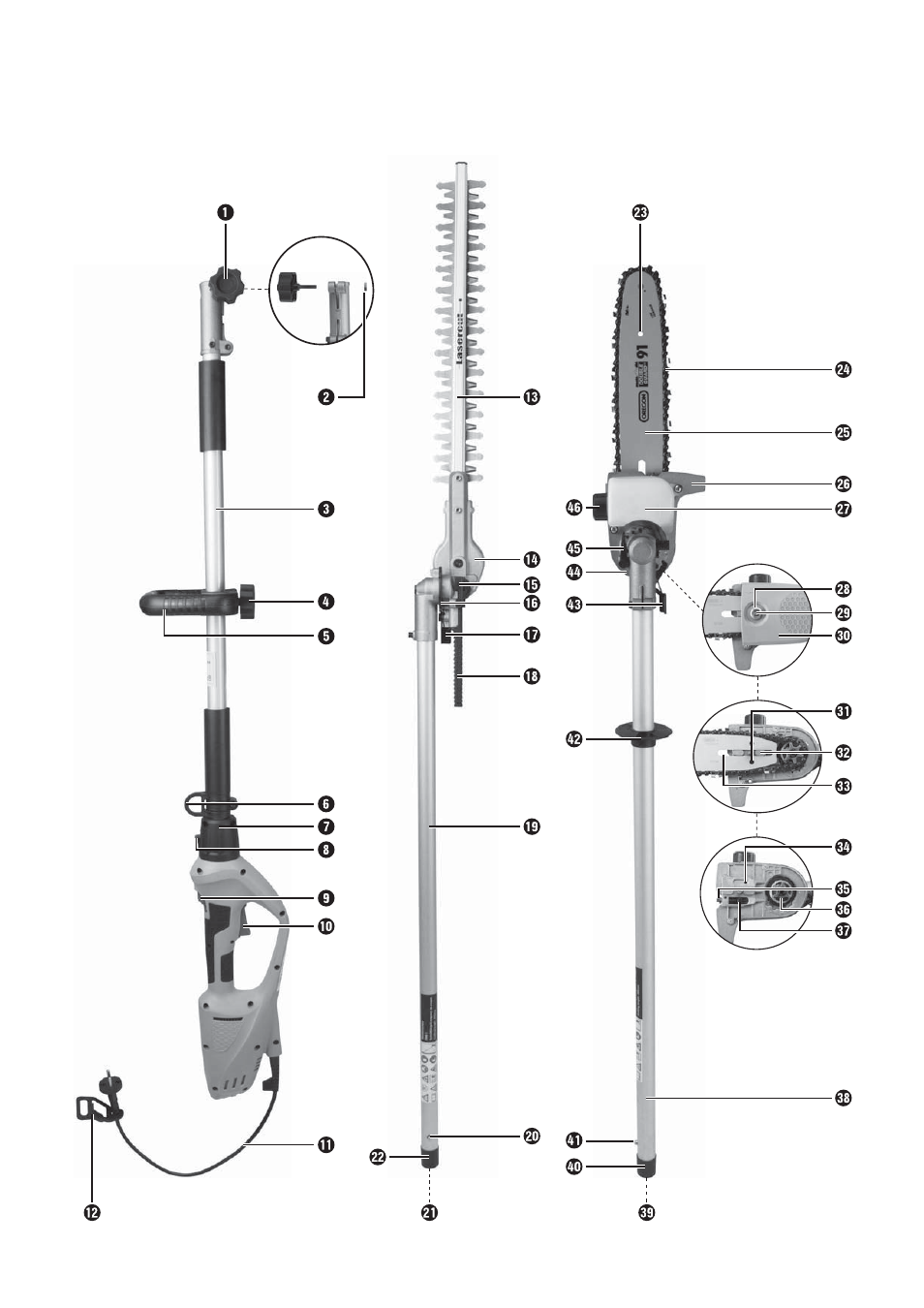 Florabest FHEHS 900 A1 User Manual | Page 3 / 53