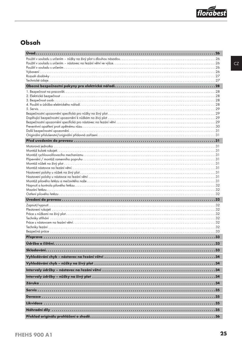 Florabest FHEHS 900 A1 User Manual | Page 29 / 65