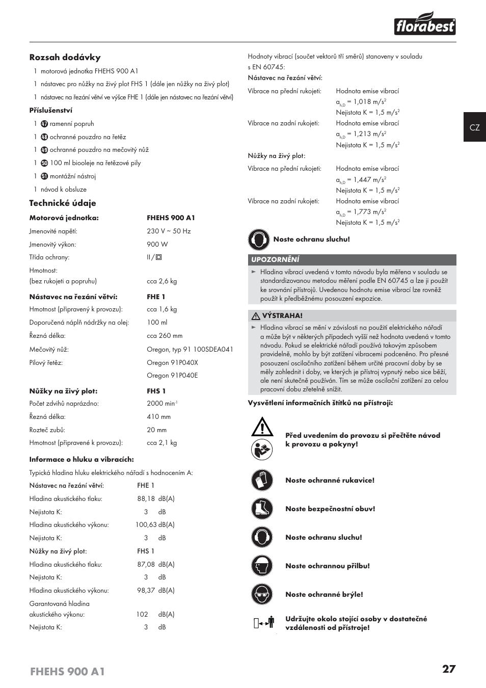 Florabest FHEHS 900 A1 User Manual | Page 31 / 65