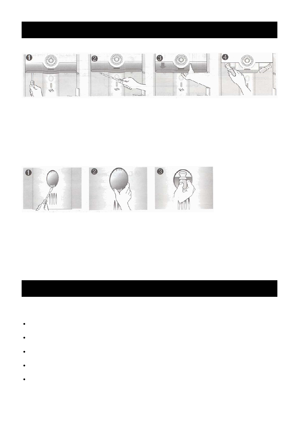 Replacing refrigerator lamps, Owner’s responsibility | Defy Appliances F 600 LM User Manual | Page 13 / 16