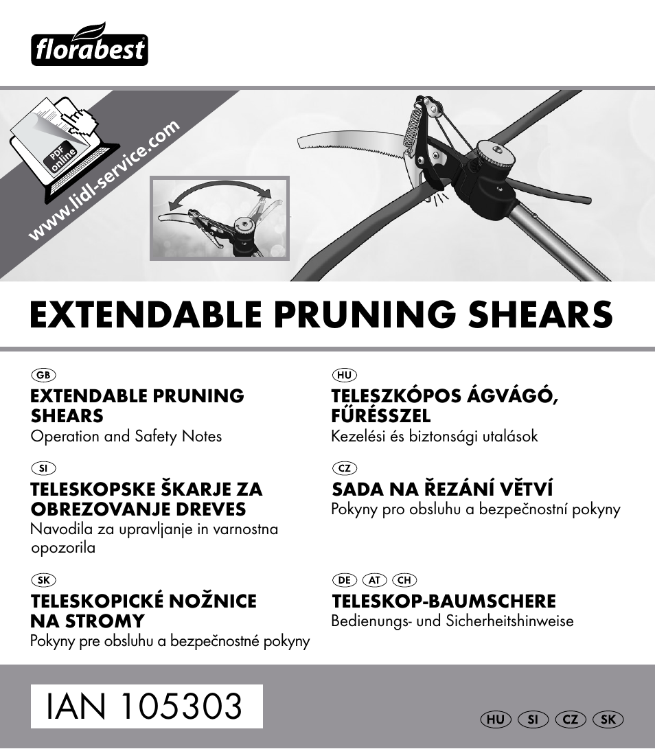 Florabest Z31309 User Manual | 44 pages