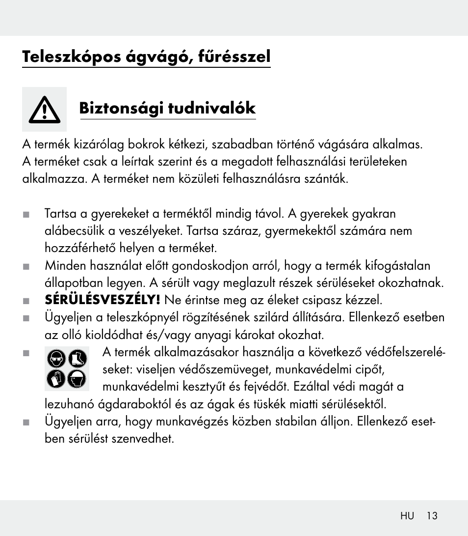 Florabest Z31309 User Manual | Page 13 / 44