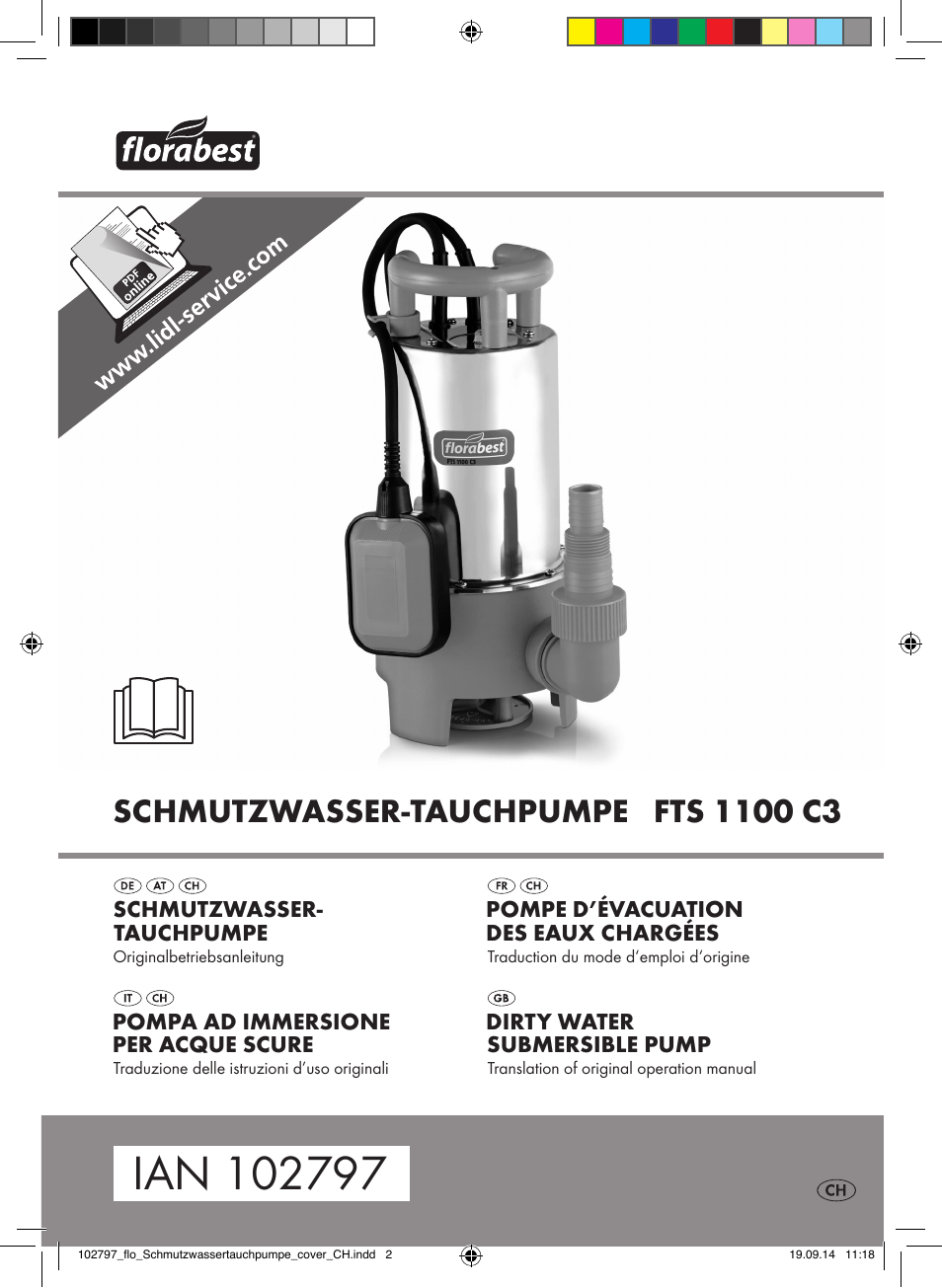 Florabest FTS 1100 C3 User Manual | 50 pages