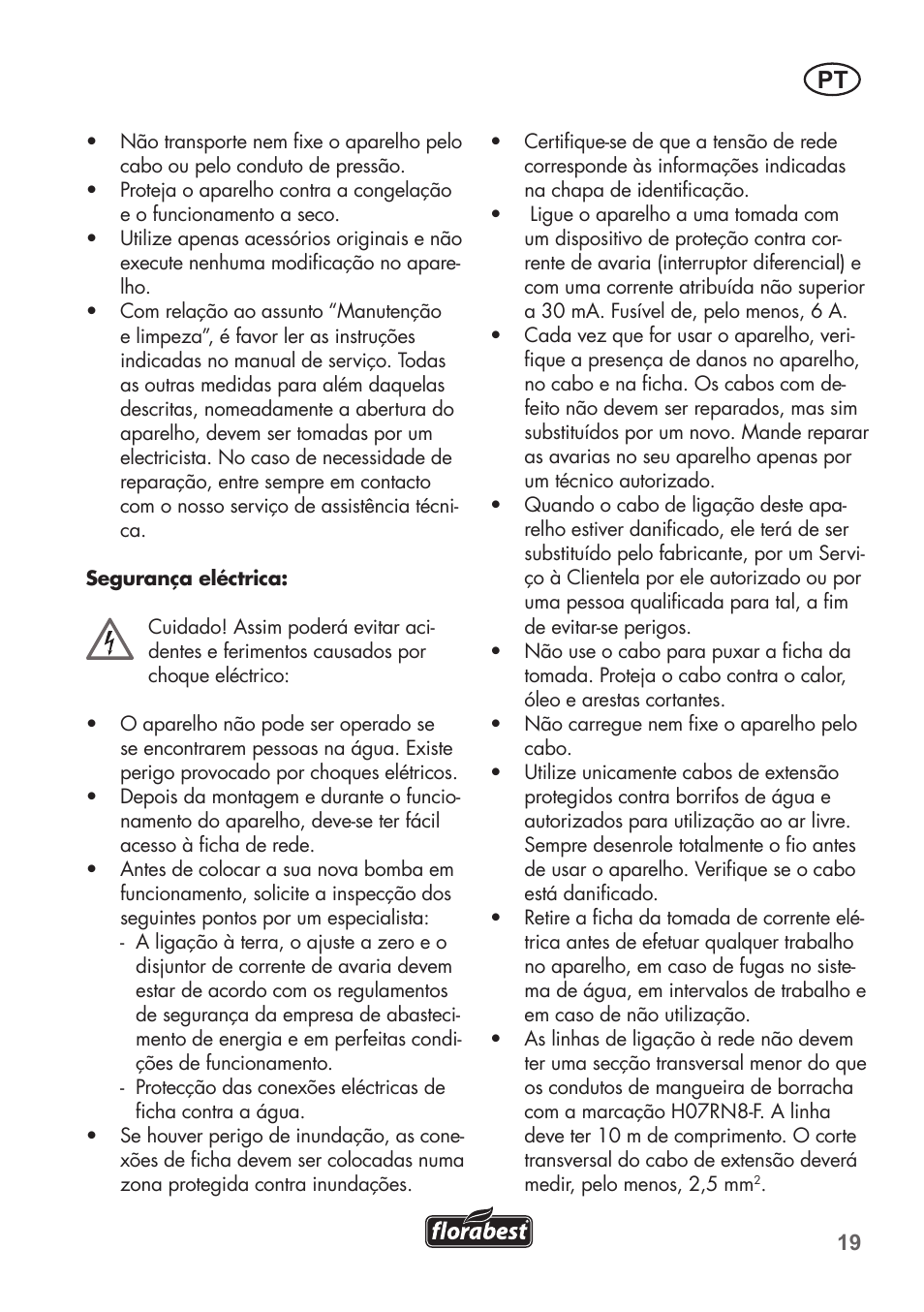 Florabest FTS 1100 C3 User Manual | Page 19 / 50