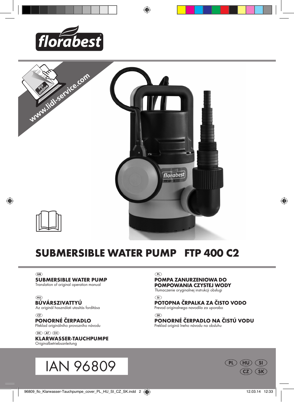 Florabest FTP 400 C2 User Manual | 98 pages