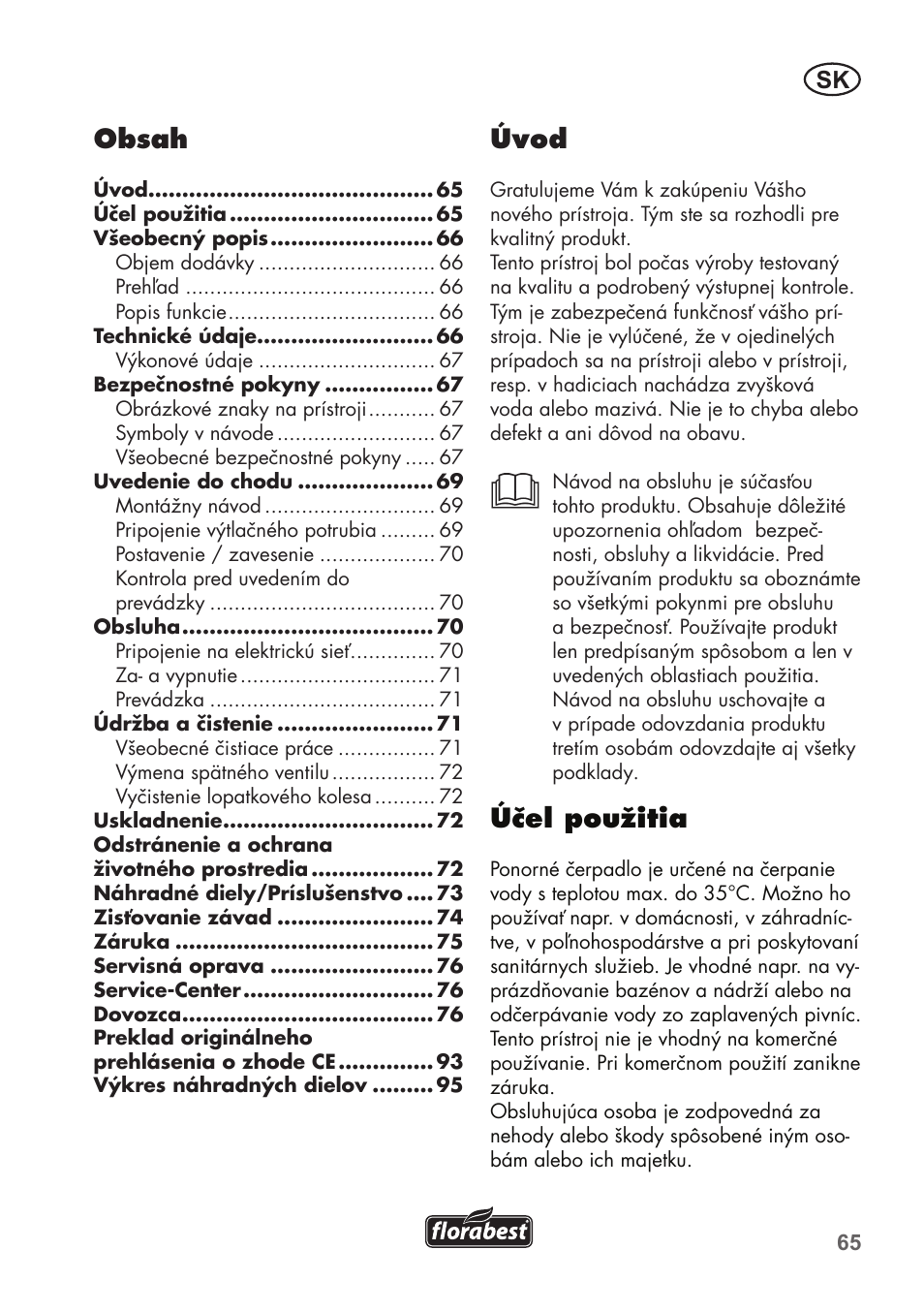 Florabest FTP 400 C2 User Manual | Page 65 / 98