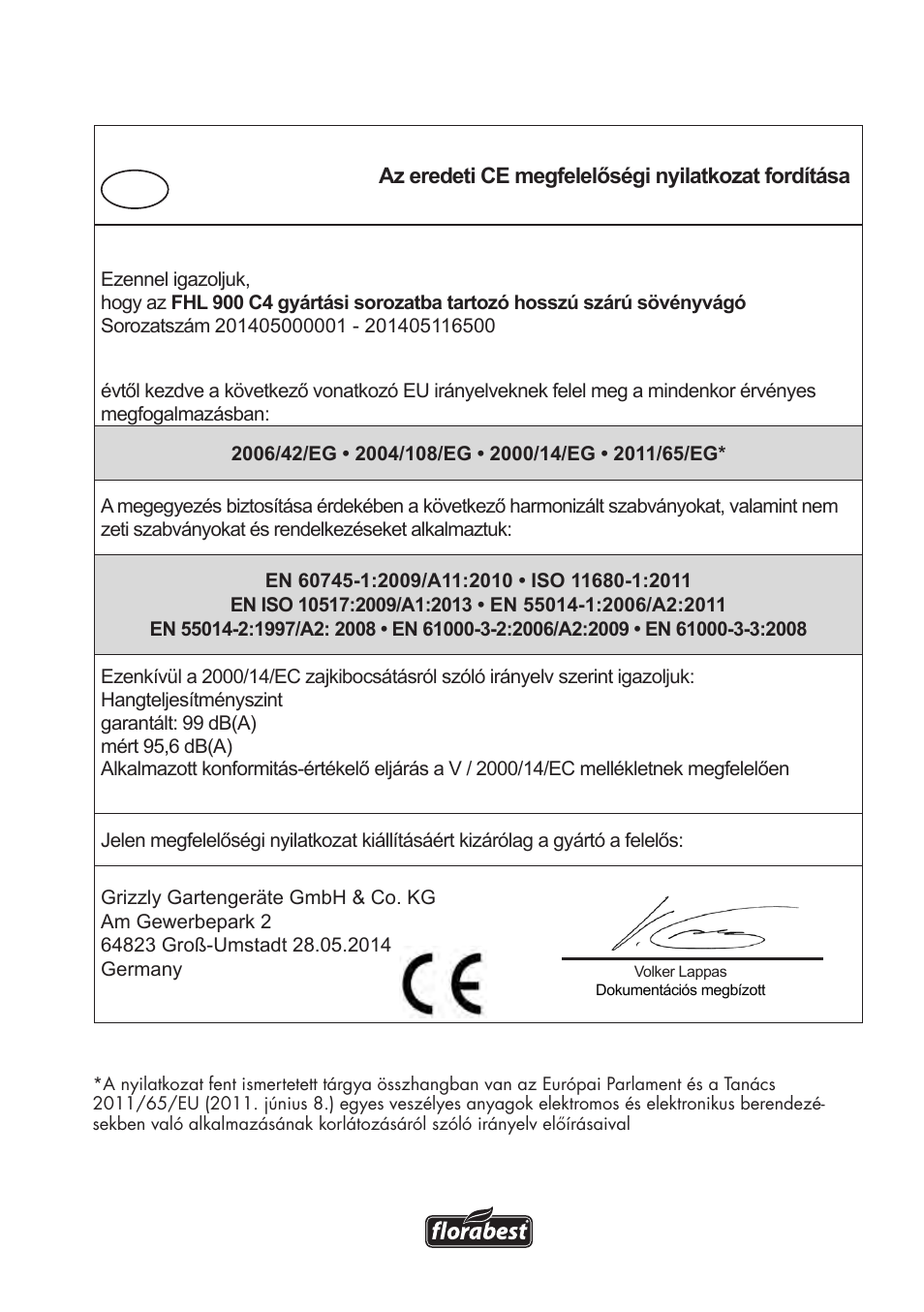 Florabest FHL 900 C4 User Manual | Page 103 / 112