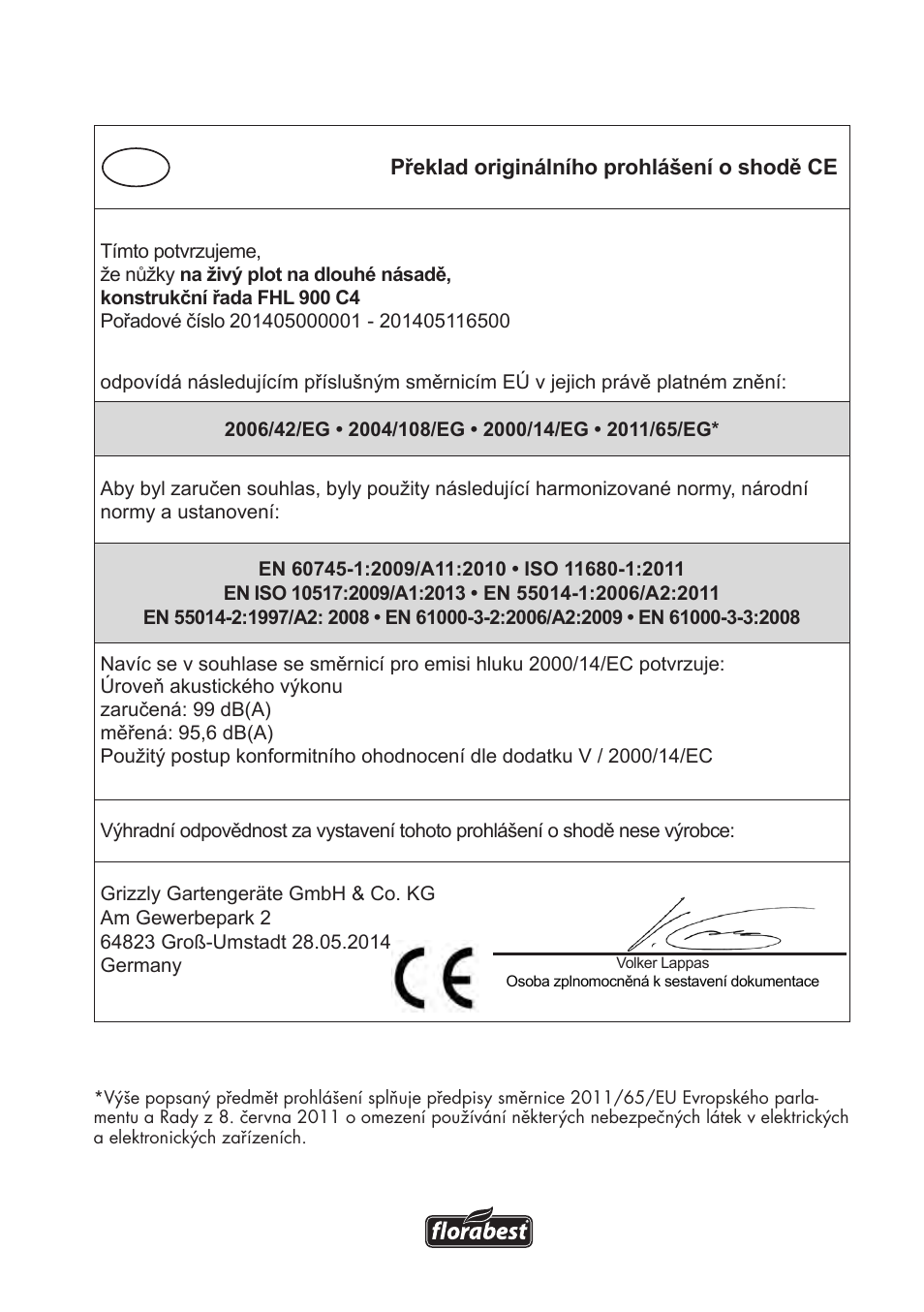 Florabest FHL 900 C4 User Manual | Page 105 / 112