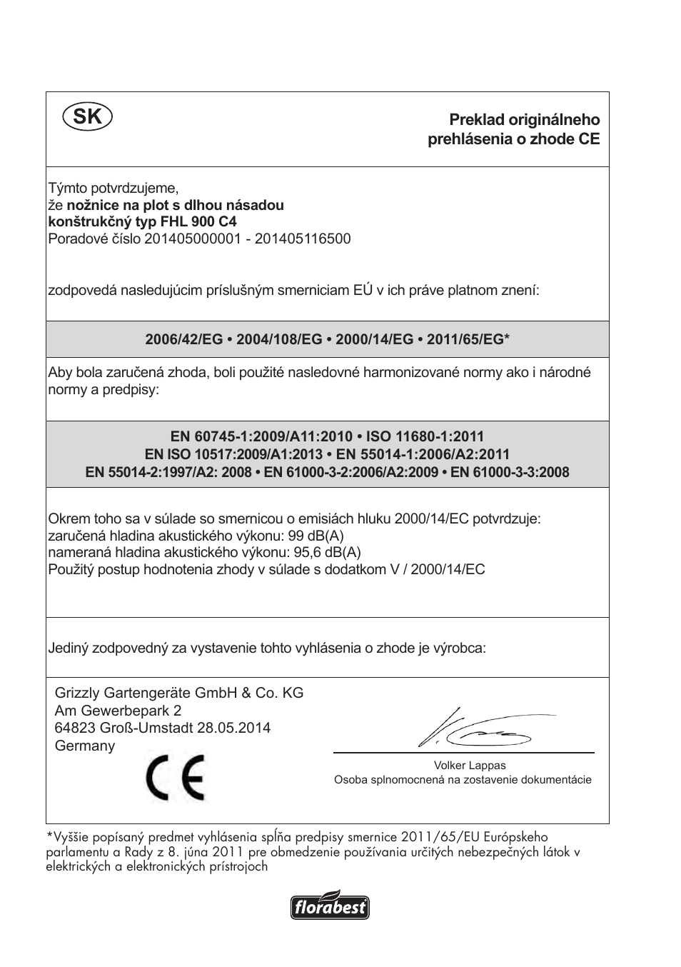 Florabest FHL 900 C4 User Manual | Page 106 / 112