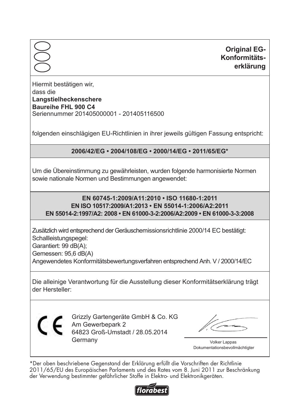 Florabest FHL 900 C4 User Manual | Page 107 / 112