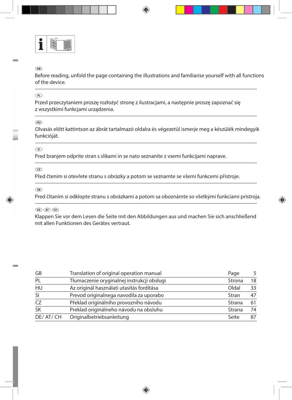 Florabest FHL 900 C4 User Manual | Page 2 / 112