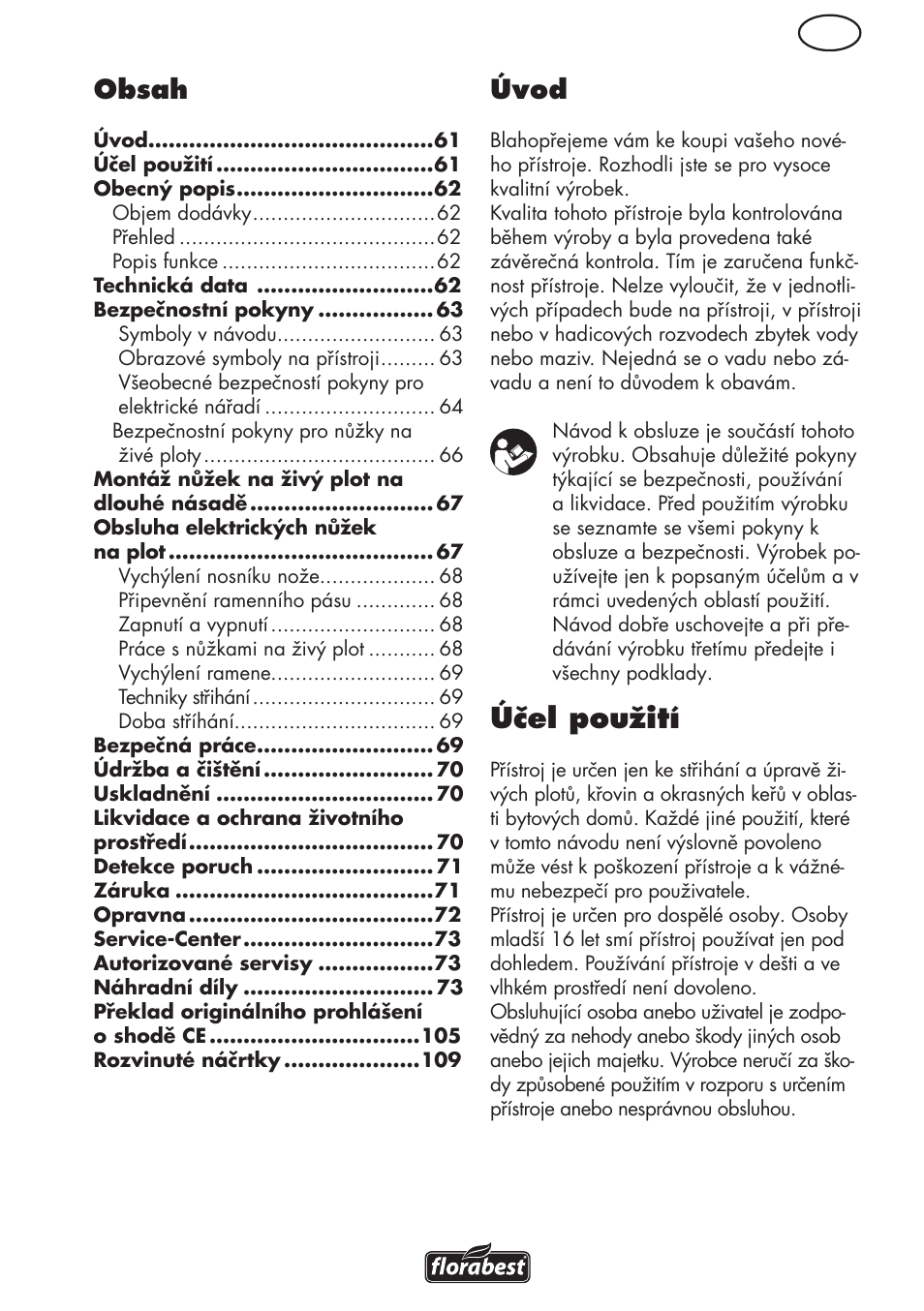 Florabest FHL 900 C4 User Manual | Page 61 / 112