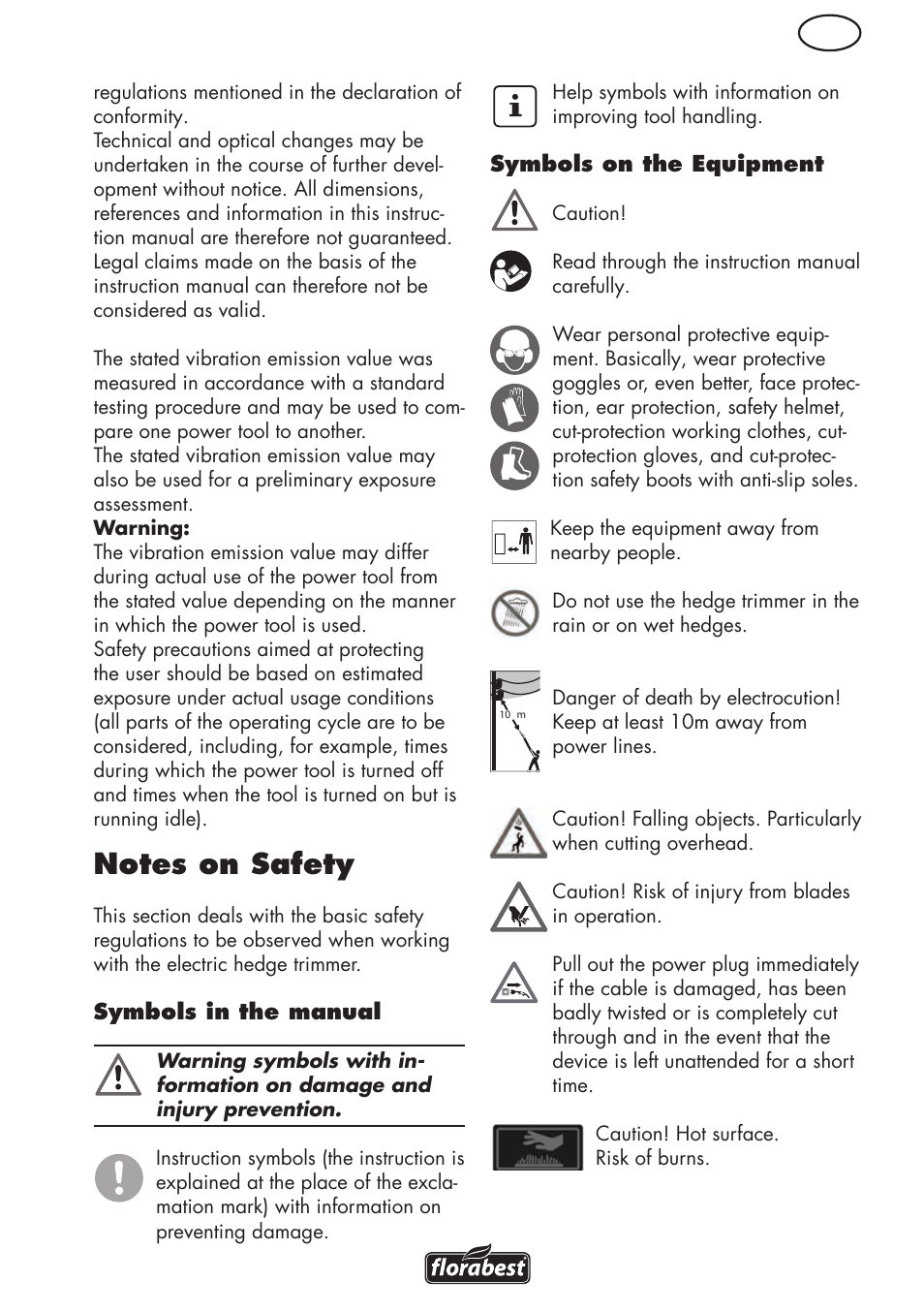 Florabest FHL 900 C4 User Manual | Page 7 / 112