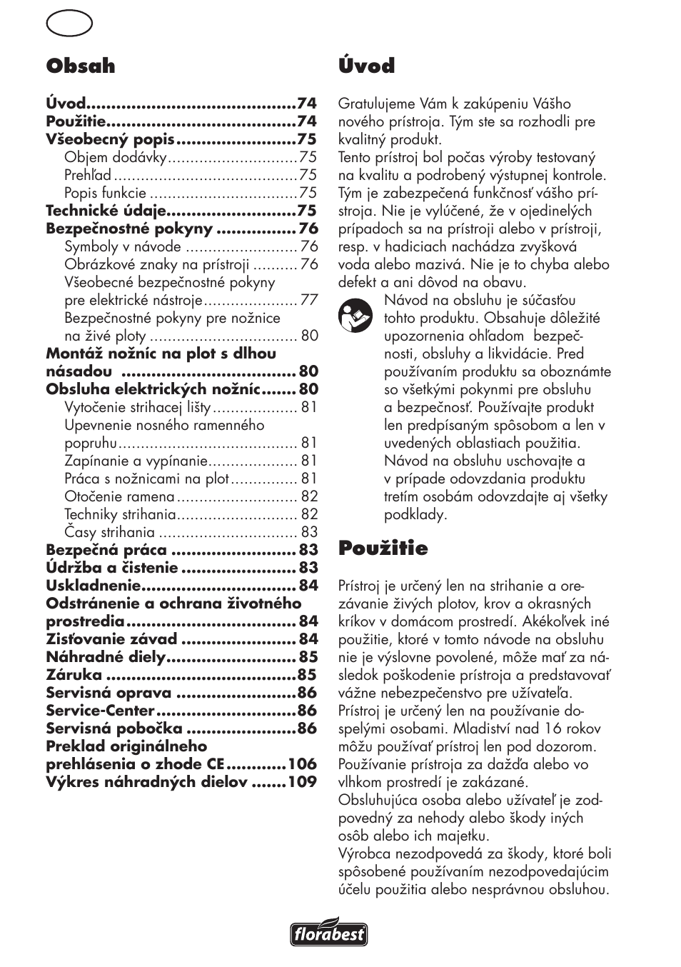 Florabest FHL 900 C4 User Manual | Page 74 / 112