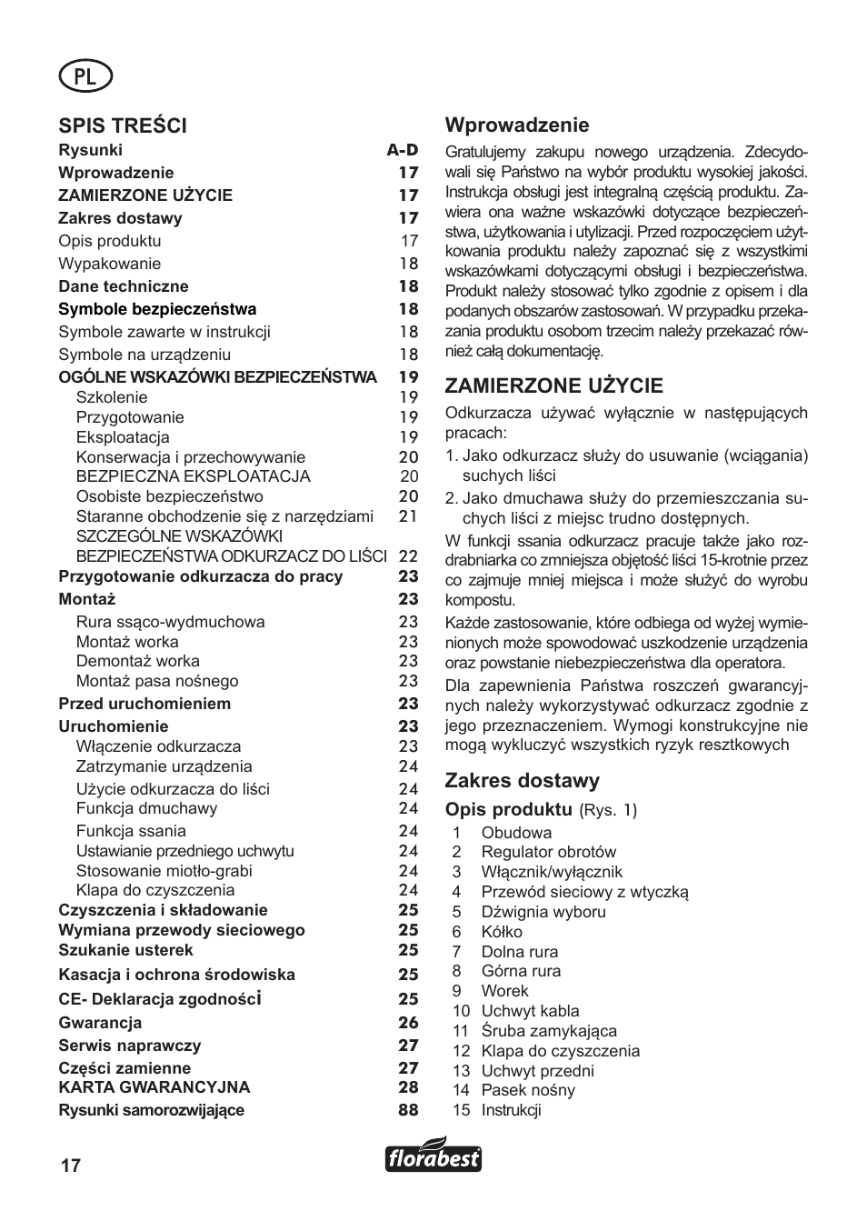 Florabest FLB 3000 A1 User Manual | Page 18 / 92