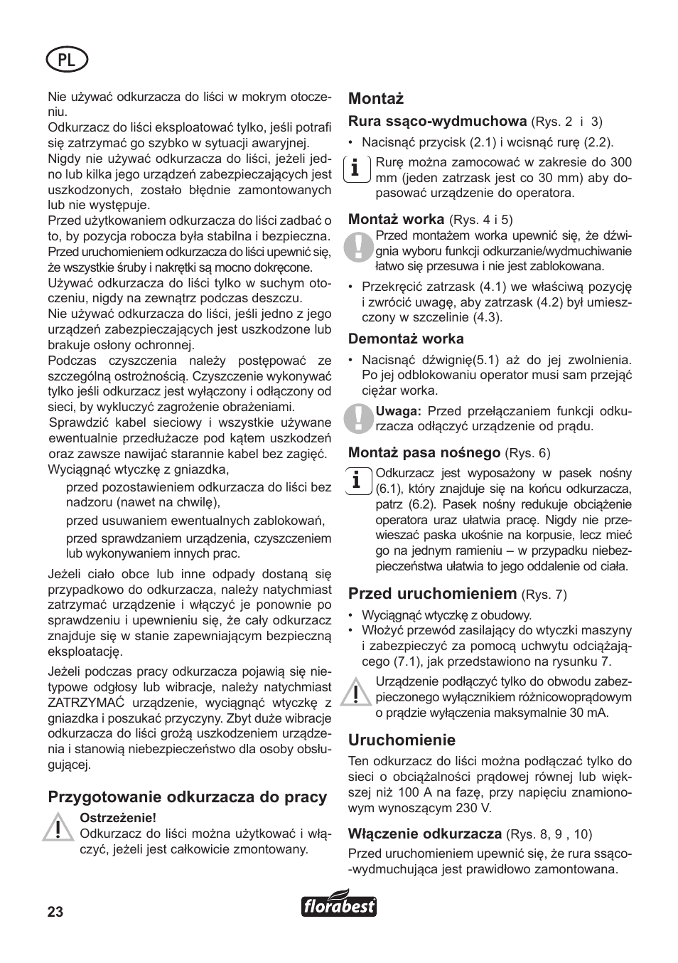 Florabest FLB 3000 A1 User Manual | Page 24 / 92