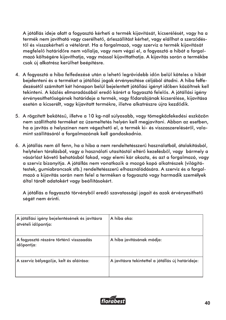 Florabest FLB 3000 A1 User Manual | Page 41 / 92