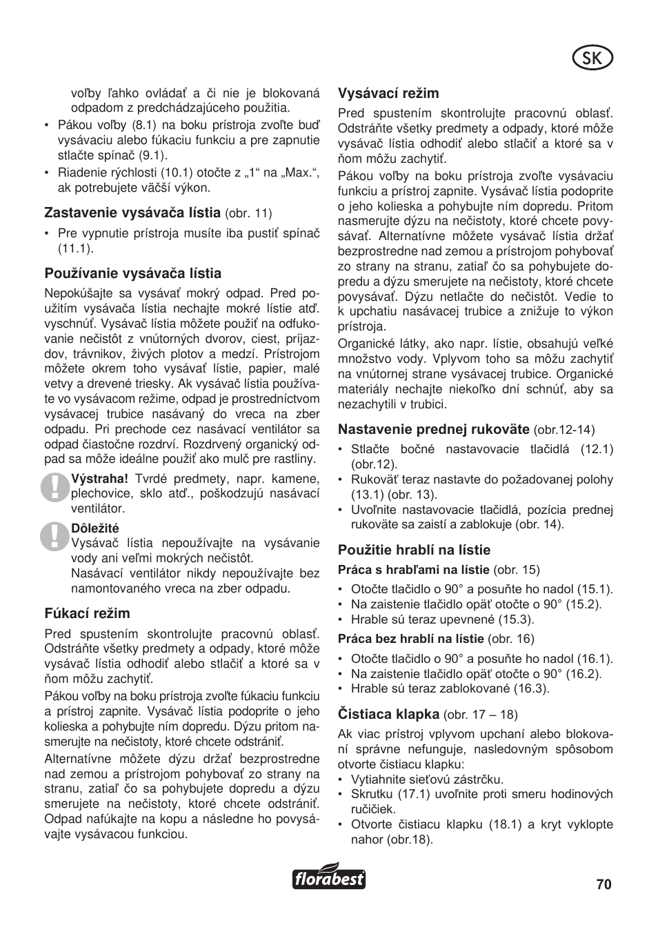 Florabest FLB 3000 A1 User Manual | Page 71 / 92