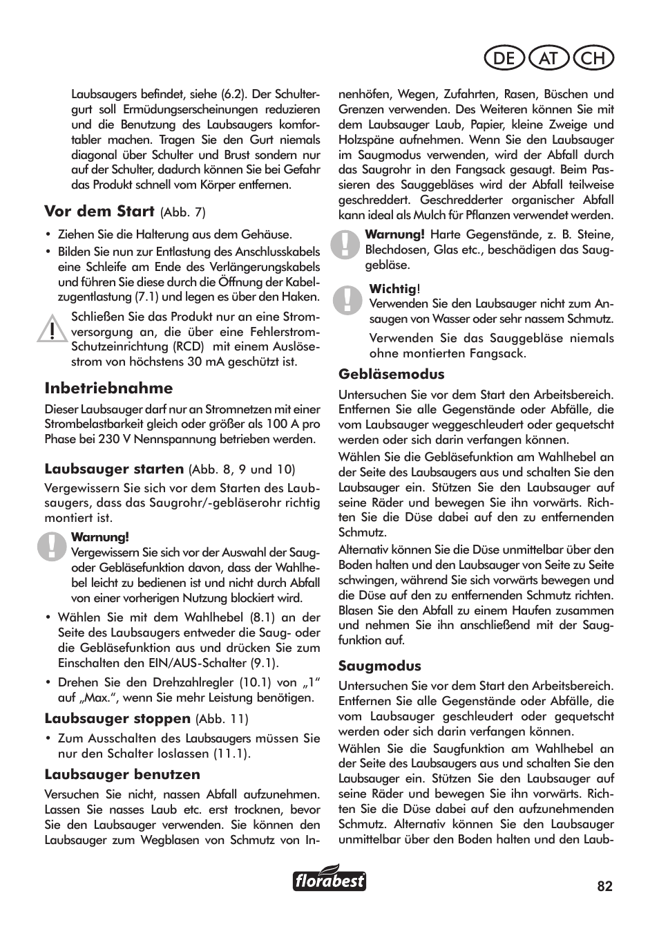 De ch at | Florabest FLB 3000 A1 User Manual | Page 83 / 92