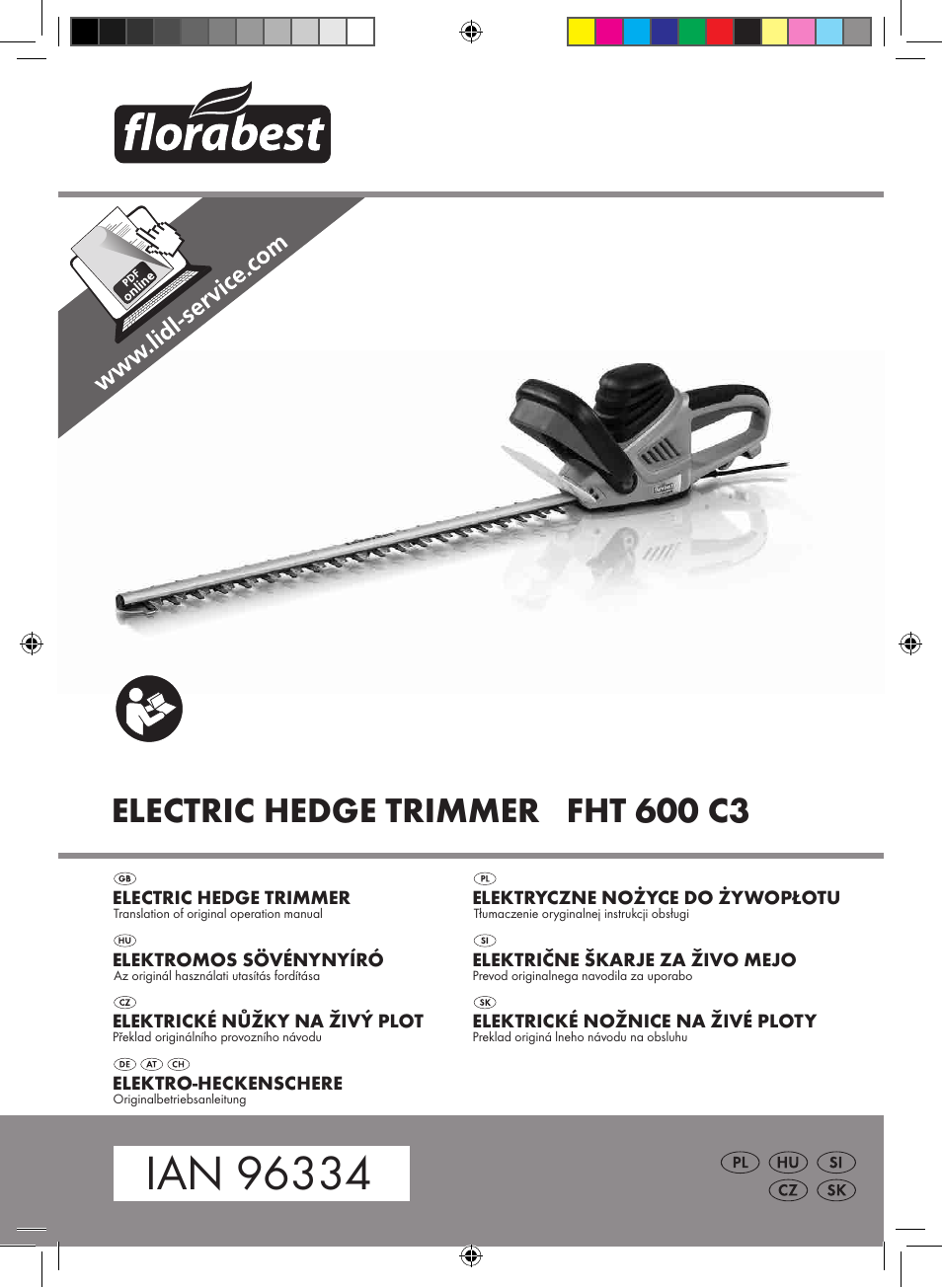 Florabest FHT 600 C3 User Manual | 98 pages