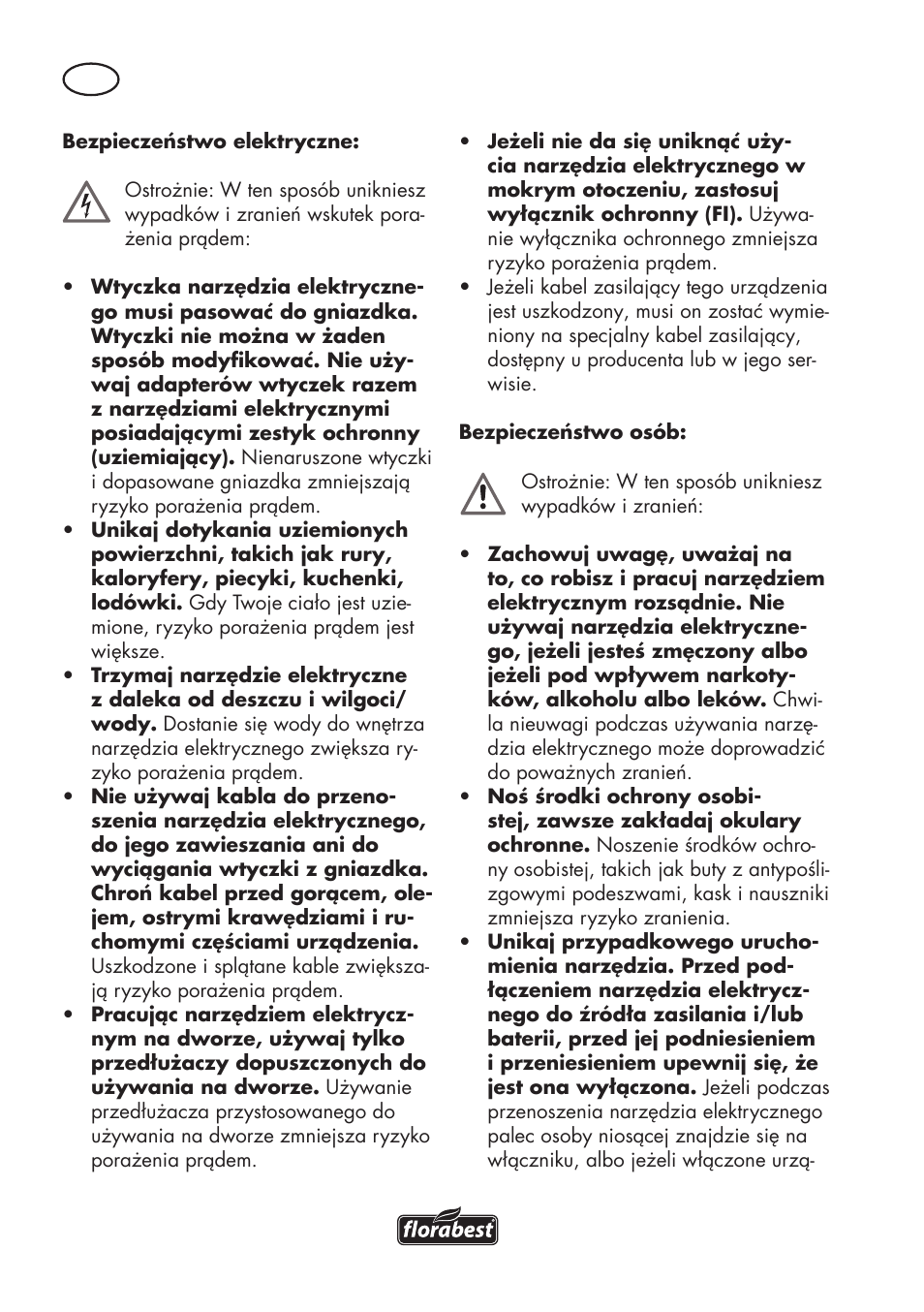 Florabest FHT 600 C3 User Manual | Page 20 / 98