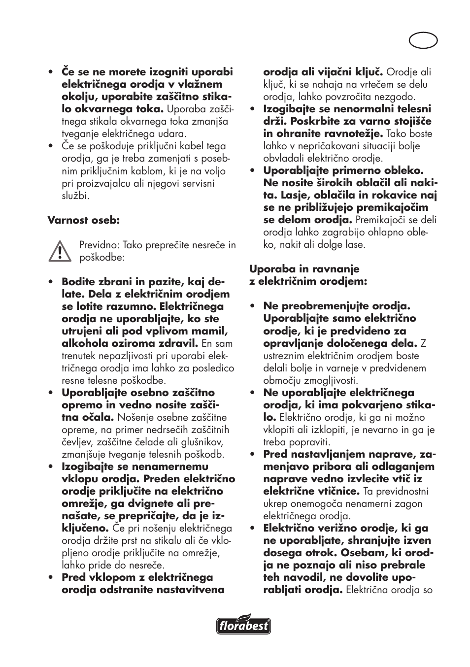 Florabest FHT 600 C3 User Manual | Page 47 / 98