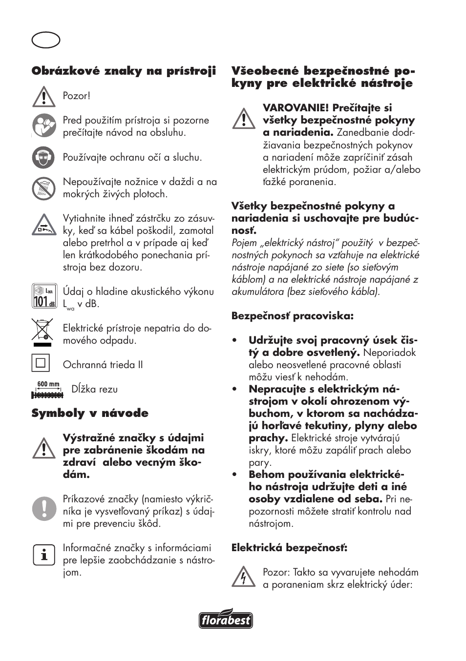 Florabest FHT 600 C3 User Manual | Page 70 / 98