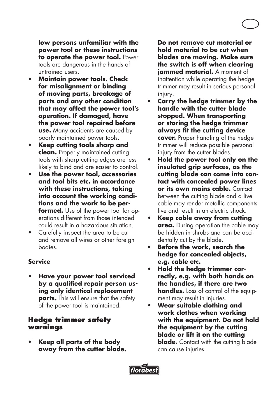 Florabest FHT 600 C3 User Manual | Page 9 / 98