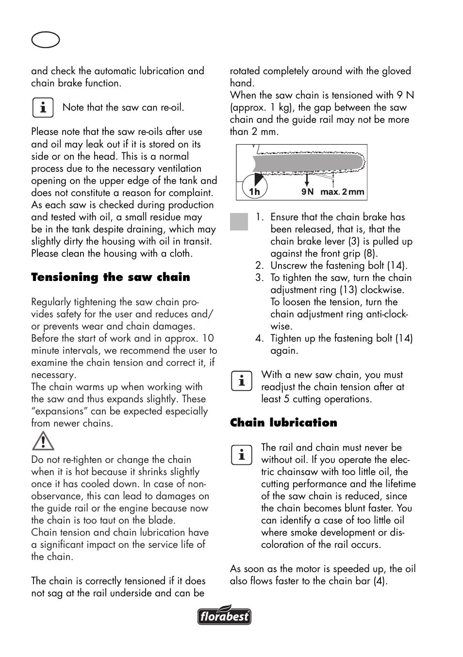 Florabest FKS 2200 D2 User Manual | Page 60 / 80