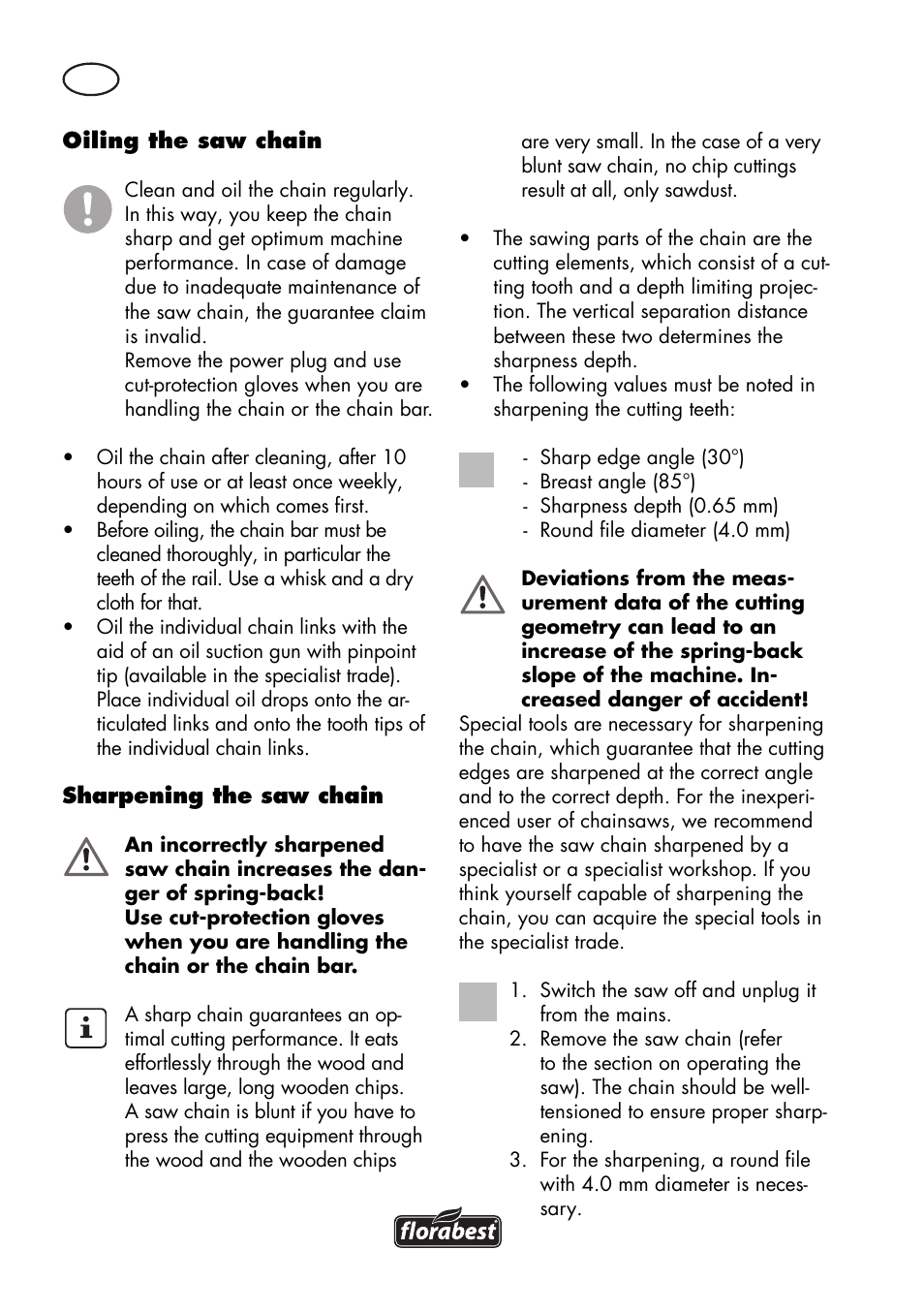 Florabest FKS 2200 D2 User Manual | Page 68 / 80