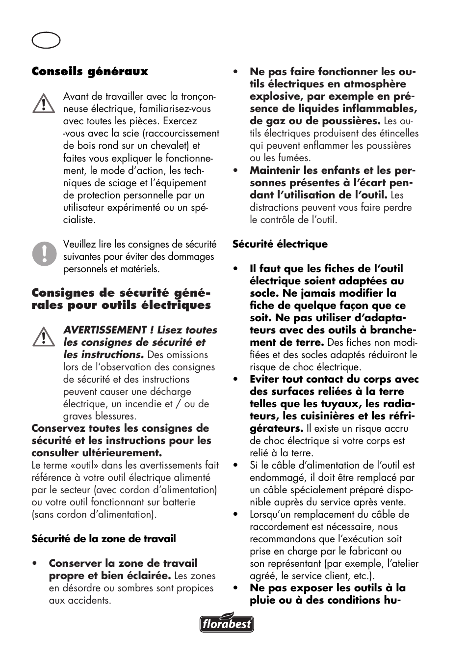 Florabest FKS 2200 D2 User Manual | Page 8 / 80