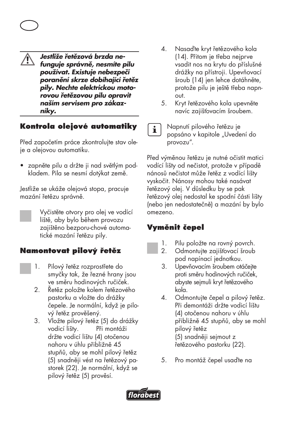 Florabest FKS 2200 D2 User Manual | Page 104 / 172