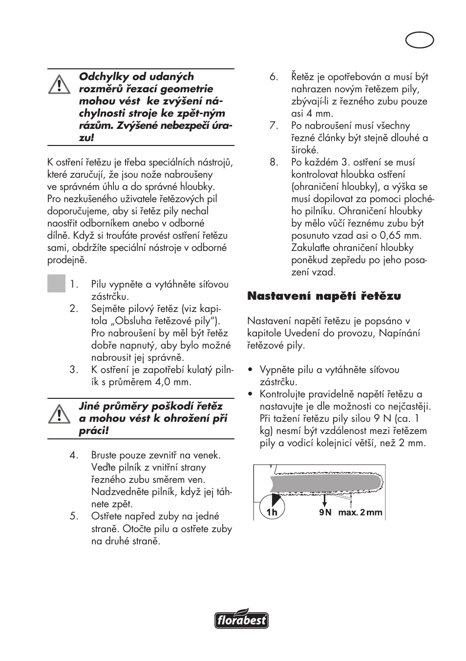 Florabest FKS 2200 D2 User Manual | Page 109 / 172