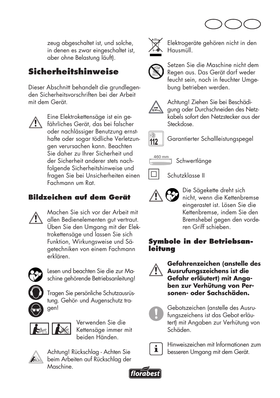 Sicherheitshinweise, At ch de | Florabest FKS 2200 D2 User Manual | Page 139 / 172