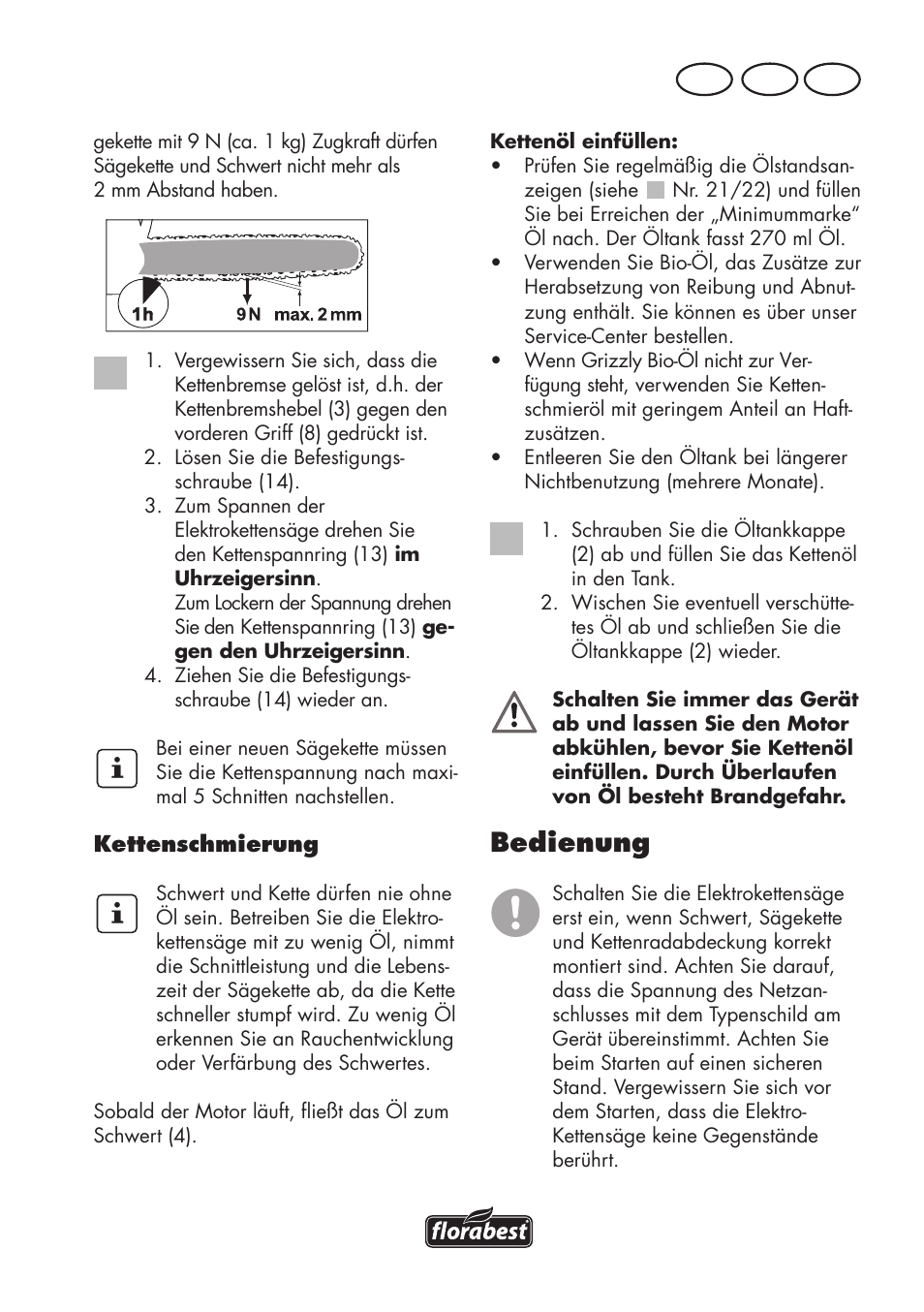 Bedienung, At ch de | Florabest FKS 2200 D2 User Manual | Page 147 / 172