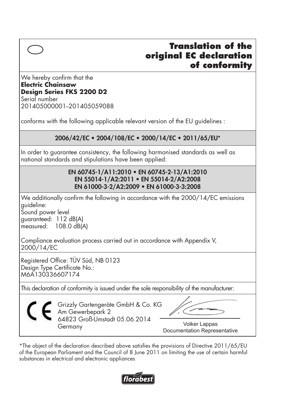 Florabest FKS 2200 D2 User Manual | Page 160 / 172